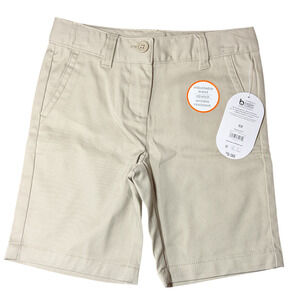 Wonder Nation- Tan/Beige - Kids Shorts - Size 6X  Adjustable Waist - Stretch NWT